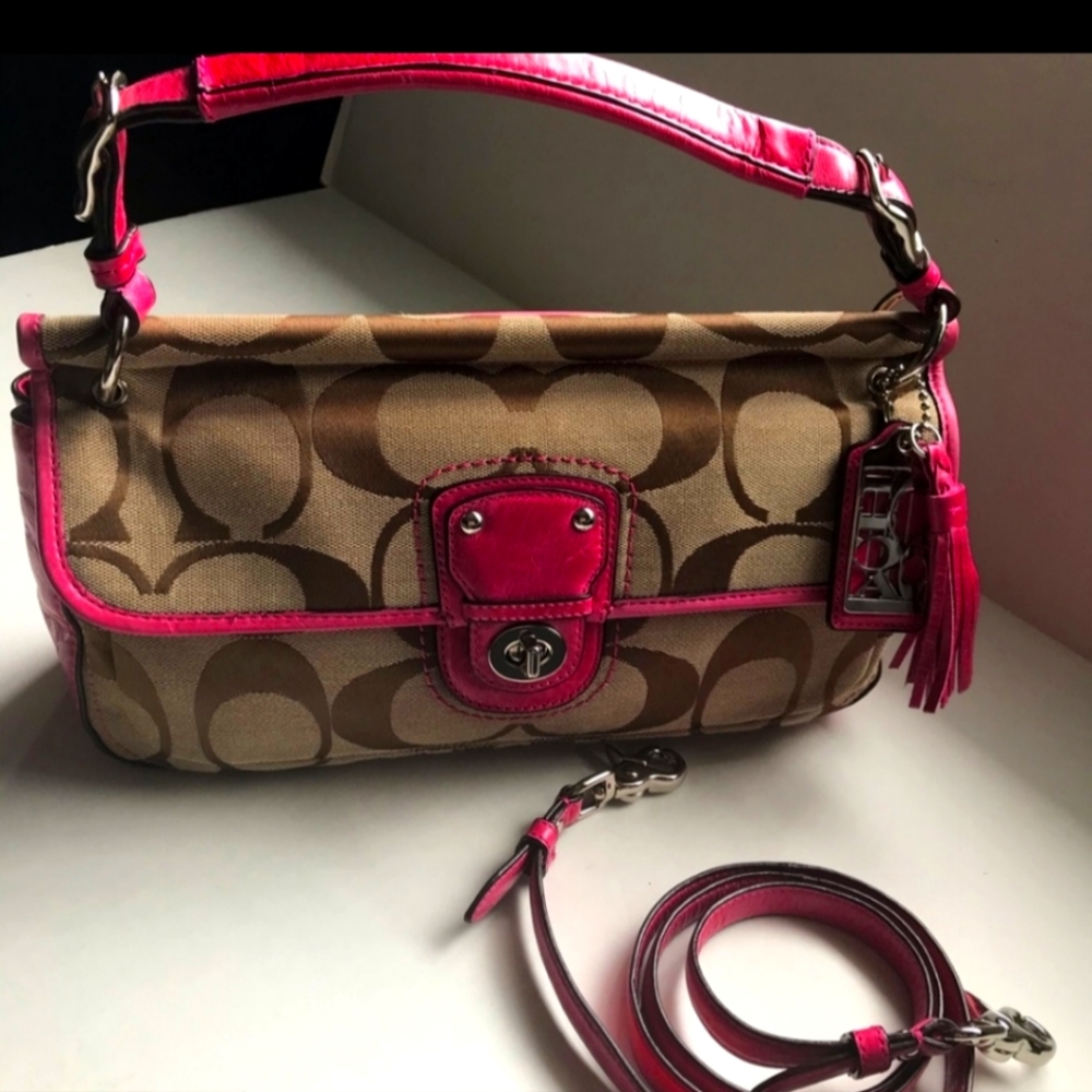 COACH Signature City Wills handbag NWT